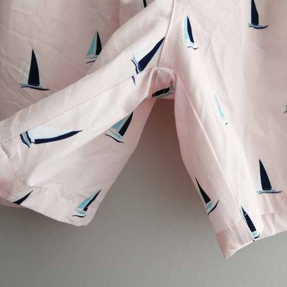 Frank's Sailboat Print Swim Trunks in Whitsunday Pink 6" Inseam Medium - Picture 5 of 15